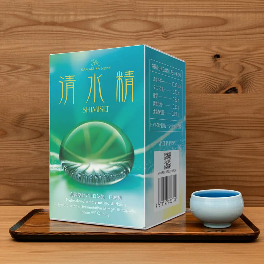 SHIMISEI High-Purity Hyaluronic Acid 240mg | Beauty & Hydration Support | 180 Caps | MADE IN JAPAN TokyoSupplements.com.au